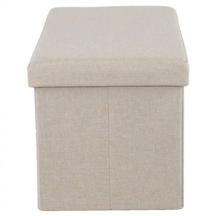 Taburet pliabil, material bej, ORELIA [10]