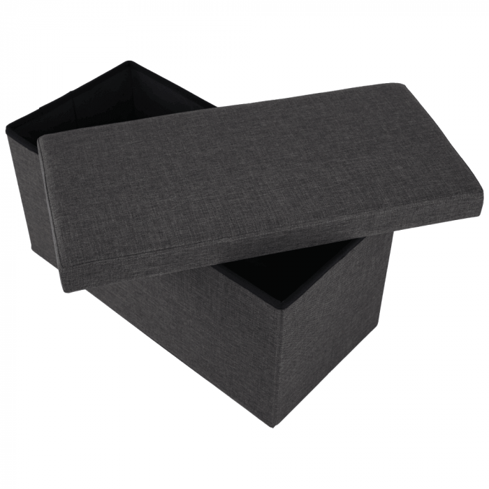 Taburet pliabil, material gri, ORELIA [10]