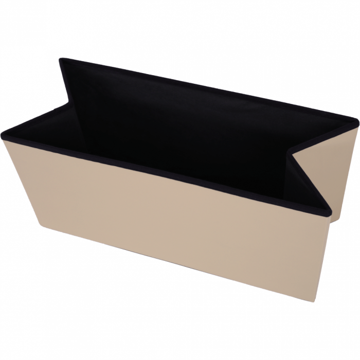 Taburet pliabil, piele eco maro, IMRA [4]