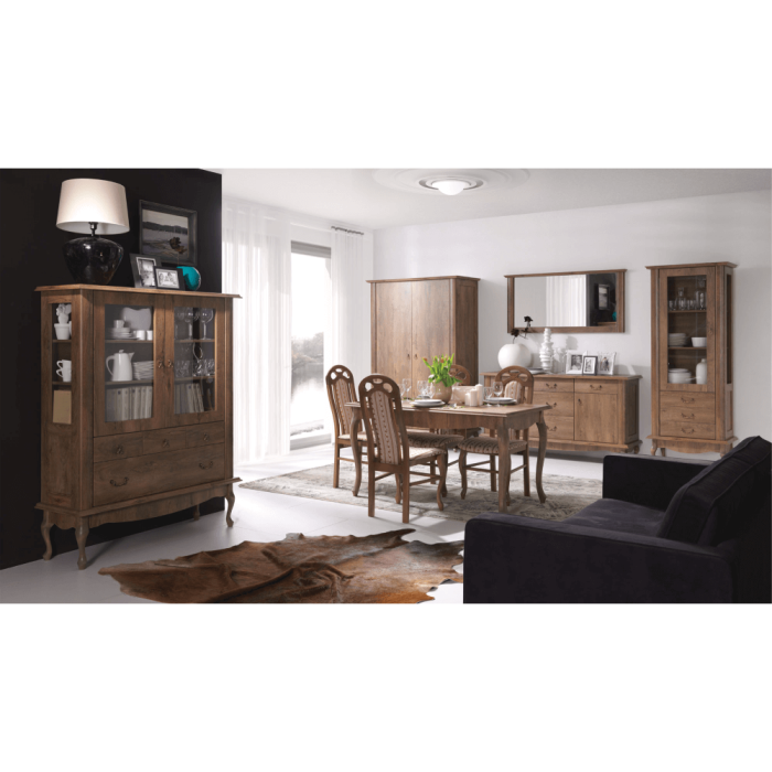 Vitrină DA4, stejar lefkas, VILAR [8]