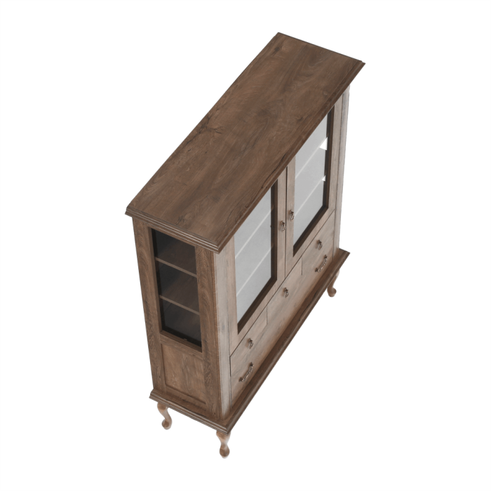 Vitrină DA5, stejar lefkas, VILAR [10]