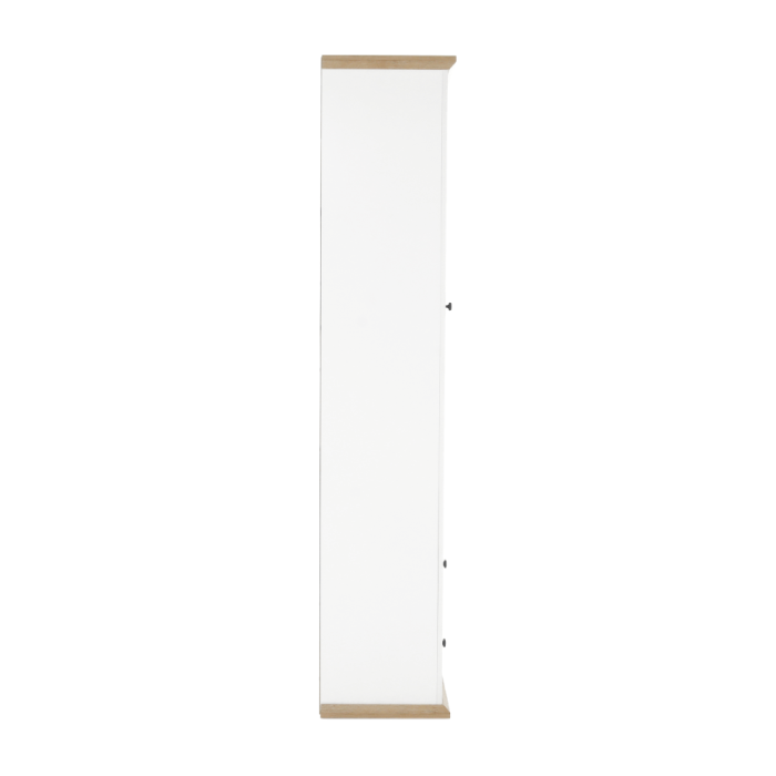 Vitrină MZ4, alb / stejar grand, LEON [5]