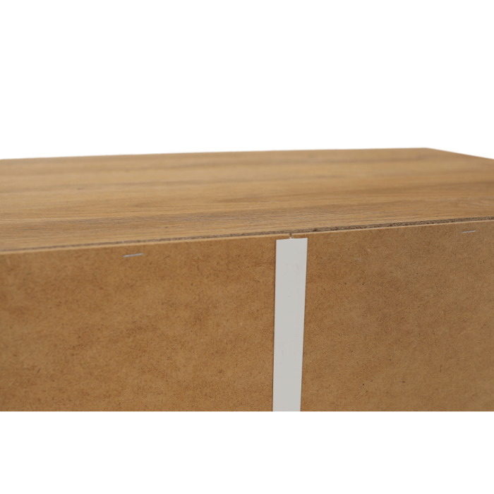 Vitrină MZ4, alb / stejar grand, LEON [16]