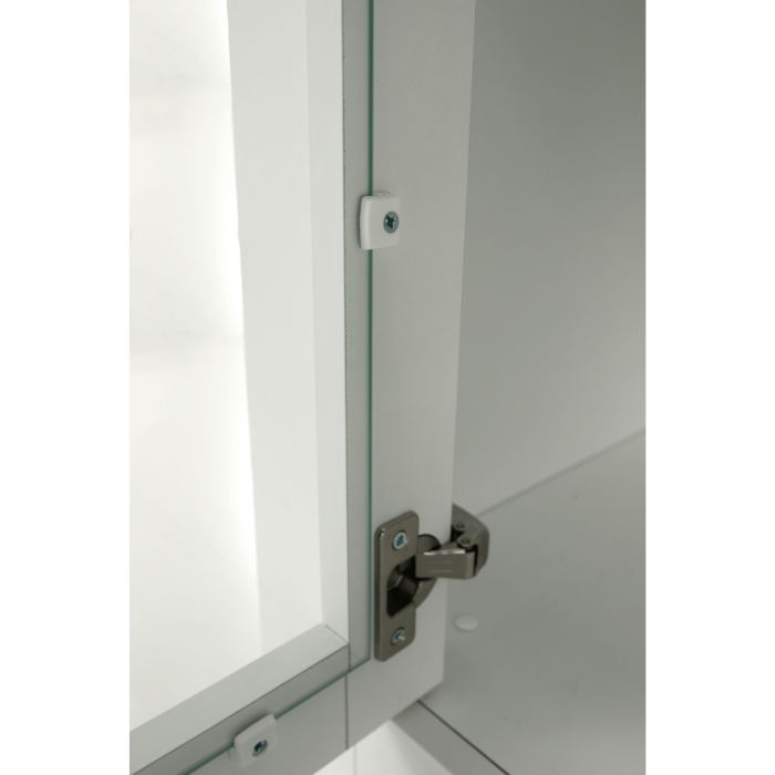 Vitrină MZ5, alb / stejar grand, LEON [17]