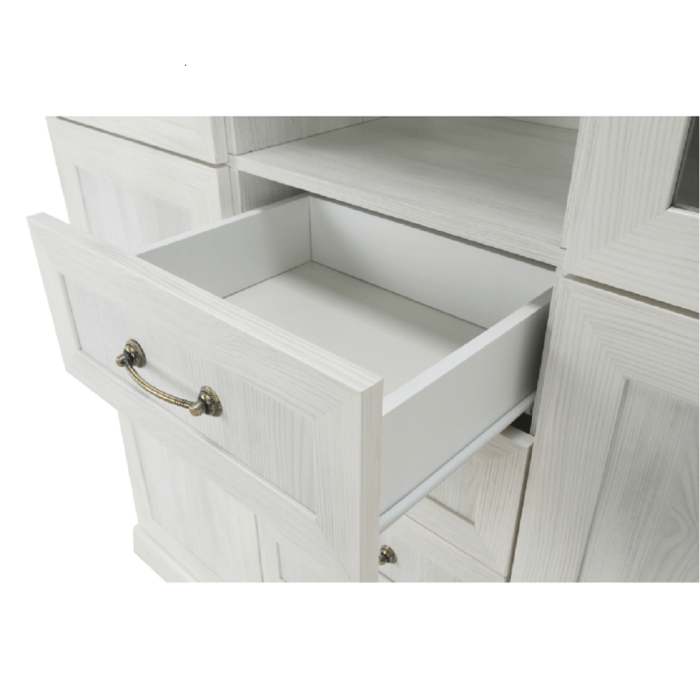 Vitrină, pin nordic/stejar sălbatic, ROYAL W2D [5]