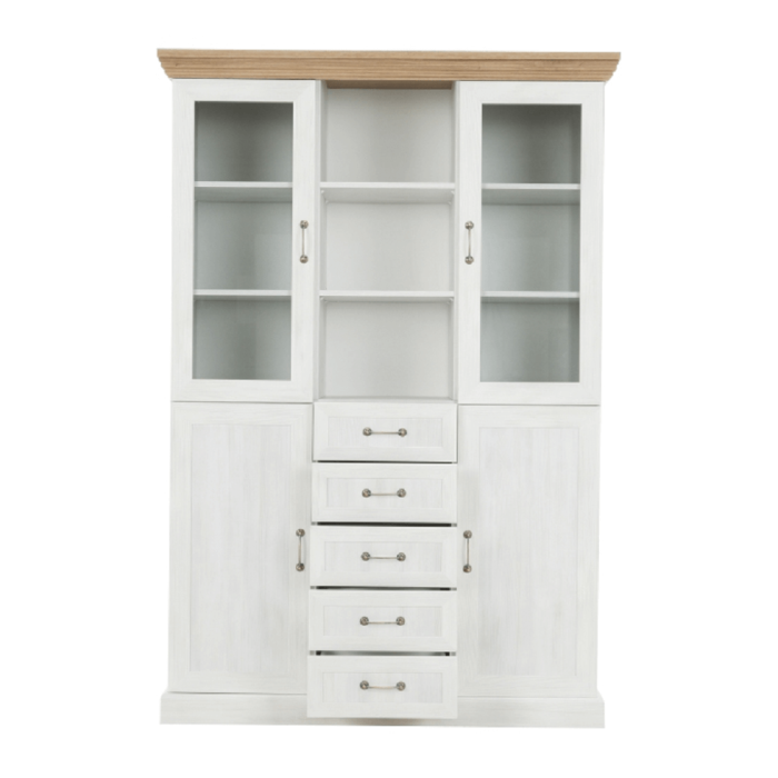 Vitrină, pin nordic/stejar sălbatic, ROYAL W2D [3]