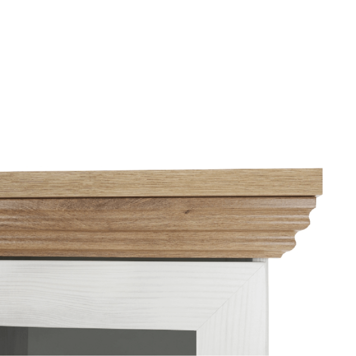 Vitrină, pin nordic/stejar sălbatic, ROYAL W2D [8]