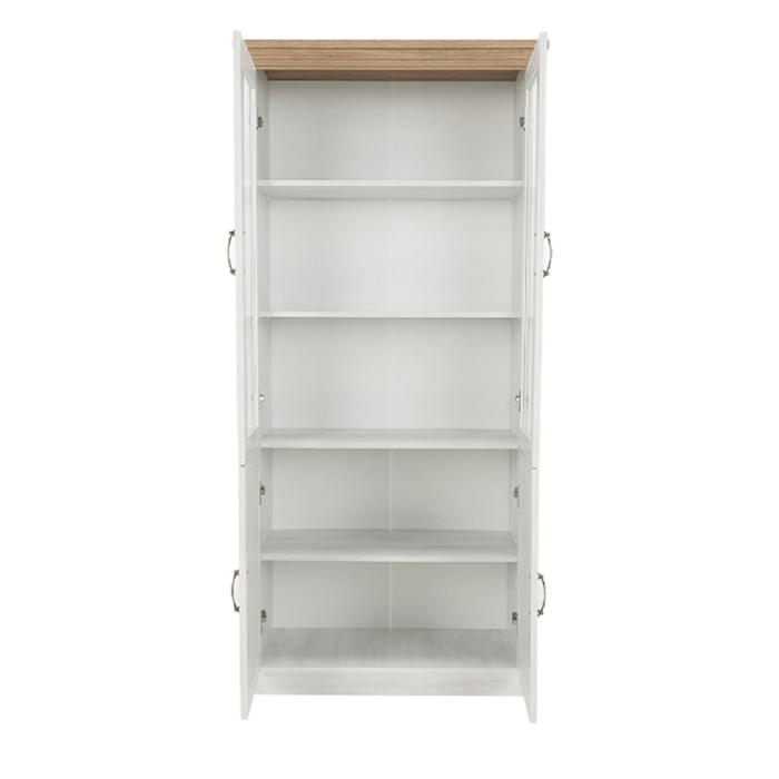 Vitrină, pin nordic/stejar sălbatic, ROYAL W4D [14]