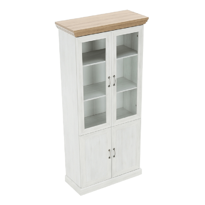 Vitrină, pin nordic/stejar sălbatic, ROYAL W4D [5]