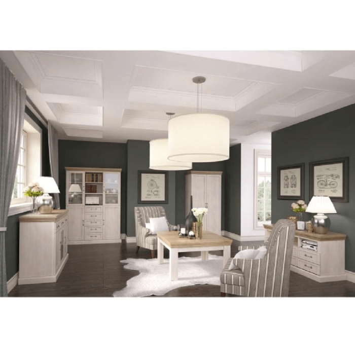 Vitrină, pin nordic/stejar sălbatic, ROYAL W4D [8]