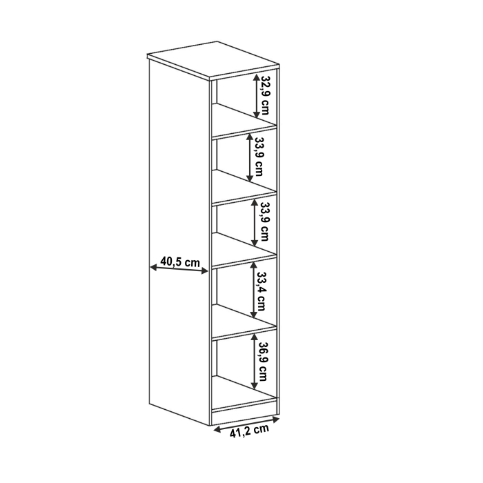 Vitrină, stejar lefkas, TEDY TYP T10 [3]