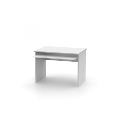 Birou cu suport tastatura , 100 cm lungime ,alb , Bortis Impex [1]
