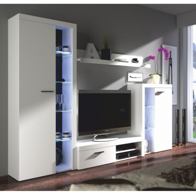 Toate Produsele - Set Living alb , cu dulap ,270 cm lungime, modernBortis Impex