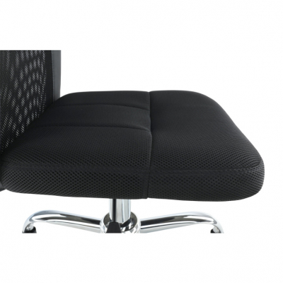 Scaun de birou ,directorial, mesh negru,suport cromat, reglabil,modern,Bortis [8]