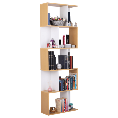 Etajera ,pin/alb, 180x60x24 cm, modern, Bortis Impex [3]