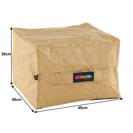 Taburet, material textil bej,Bortis Impex [1]
