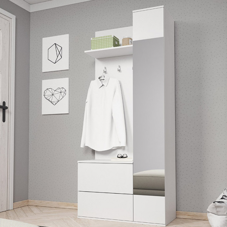 Ansamblu pentru hol, alb, GADIS [1]