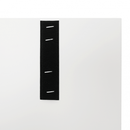 Pantofar bancuta, alb/gri, 60x45x30 cm, cu raft , usa rabatabila [2]