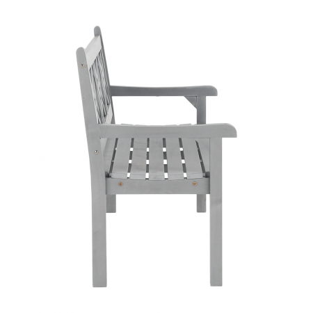 Bancă de grădină din lemn, gri, 150 cm, FABLA [13]