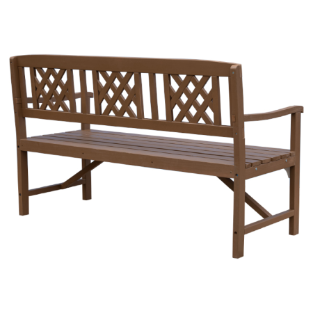 Bancă de grădină din lemn, maro, ENELA [5]