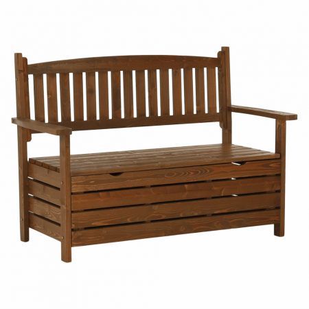 Banci gradina si terasa - Bancă de grădină, maro, 114cm, DILKA
