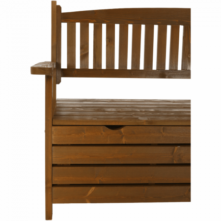 Bancă de grădină, maro, 150cm, AMULA [4]