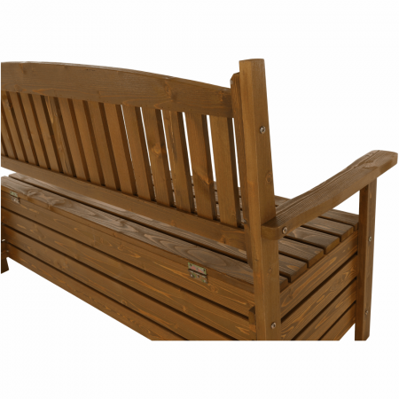 Bancă de grădină, maro, 150cm, AMULA [5]