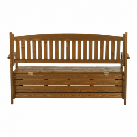 Bancă de grădină, maro, 150cm, AMULA [17]