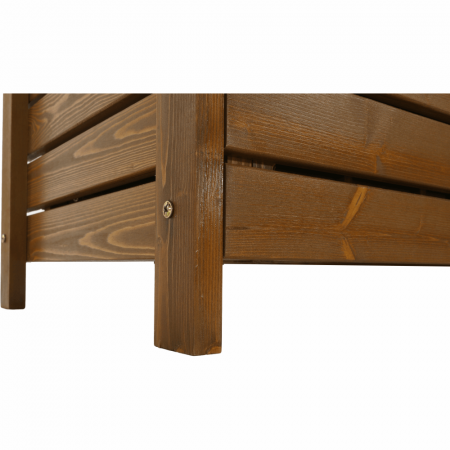 Bancă de grădină, maro, 150cm, AMULA [6]