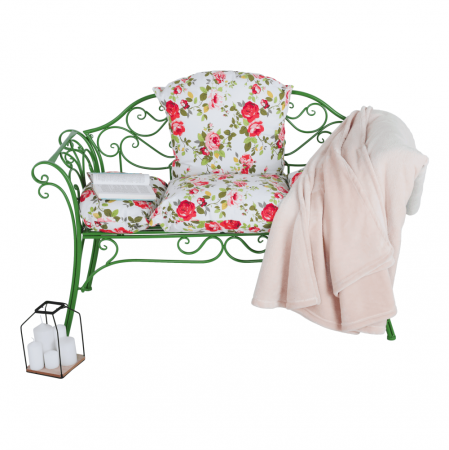 Bancă de grădină, verde, ETELIA [21]
