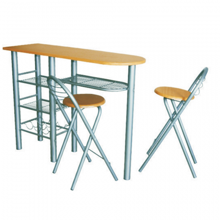 Seturi masa +scaune dining - Bar de bucătărie + Scaune bar, 120x40 cm, BOXER
