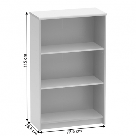 Biblioraft birou, stejar sonoma, JOHAN 2 NEW 03 [1]