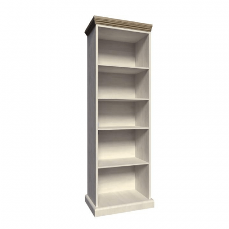 Rafturi/ etajere carti - Biblioraft, pin nordic/stejar sălbatic, ROYAL RW