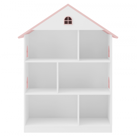 Bibliotecă pentru copii, alb/roz, MAISON TYP 1 [2]
