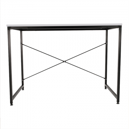 Birou, alb/negru, 120x60 cm, MELLORA [1]