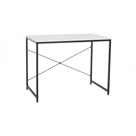 Birouri - Birou, alb/negru, 90x60 cm, MELLORA