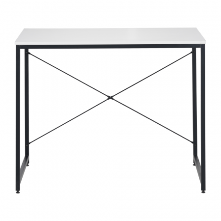 Birou, alb/negru, 90x60 cm, MELLORA [1]