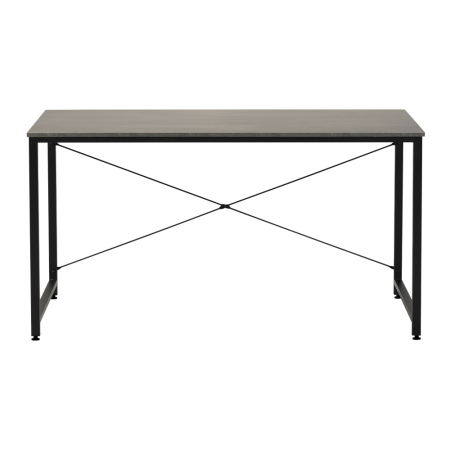 Birou, beton/negru, 150x60 cm, MELLORA [2]