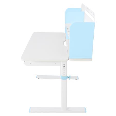 Birou crescător, albastru/alb, ADAN [17]