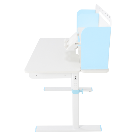 Birou crescător, albastru/alb, ADAN [21]