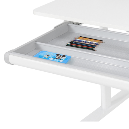 Birou crescător, natural/alb, ADAN [23]