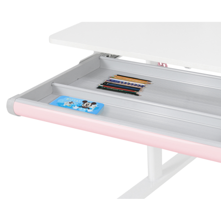 Birou crescător, roz/alb, ADAN [26]