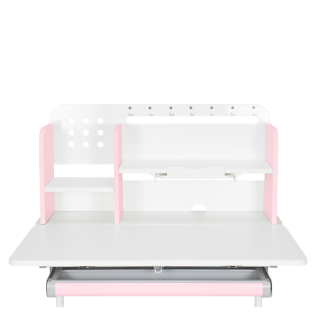 Birou crescător, roz/alb, ADAN [24]