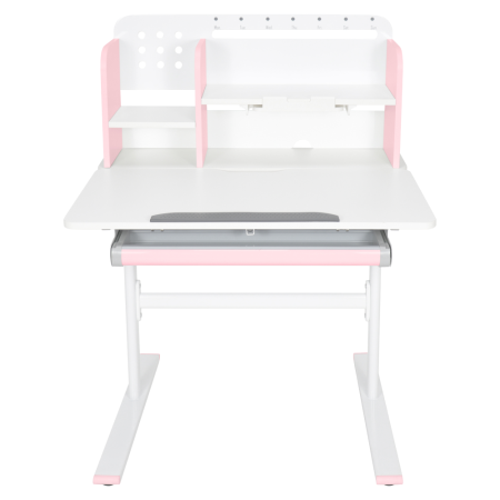 Birou crescător, roz/alb, ADAN [8]