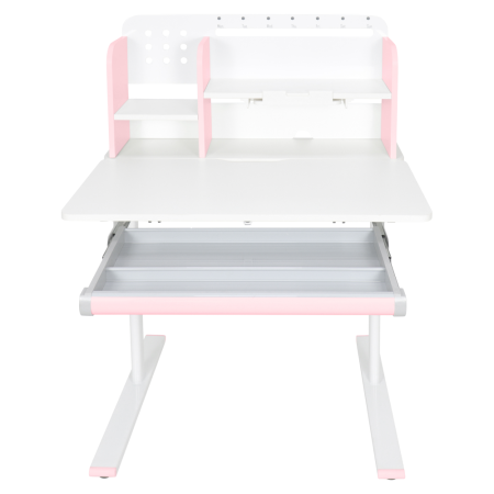 Birou crescător, roz/alb, ADAN [13]