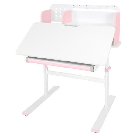 Birou crescător, roz/alb, ADAN [2]