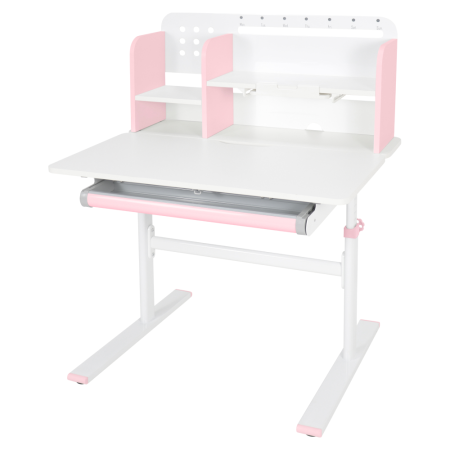 Toate Produsele - Birou crescător, roz/alb, ADAN