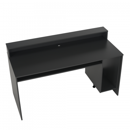 Birou gaming , grafit, 160 cm lungime, Bortis [10]