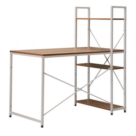 Mobilier Birou - Birou PC / birou multifuncţional practic, stejar / alb, VEINA