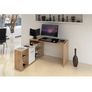 Birou pe colt , 135x135 cm , 5 culori la alegere , Bortis Impex [2]